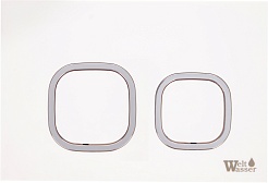 WeltWasser Унитаз подвесной Heimbach 004 GL-WT в комплекте с инсталляцией Amberg 497 с белой клавишей смыва – фотография-6